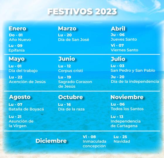 Festivos Colombia 