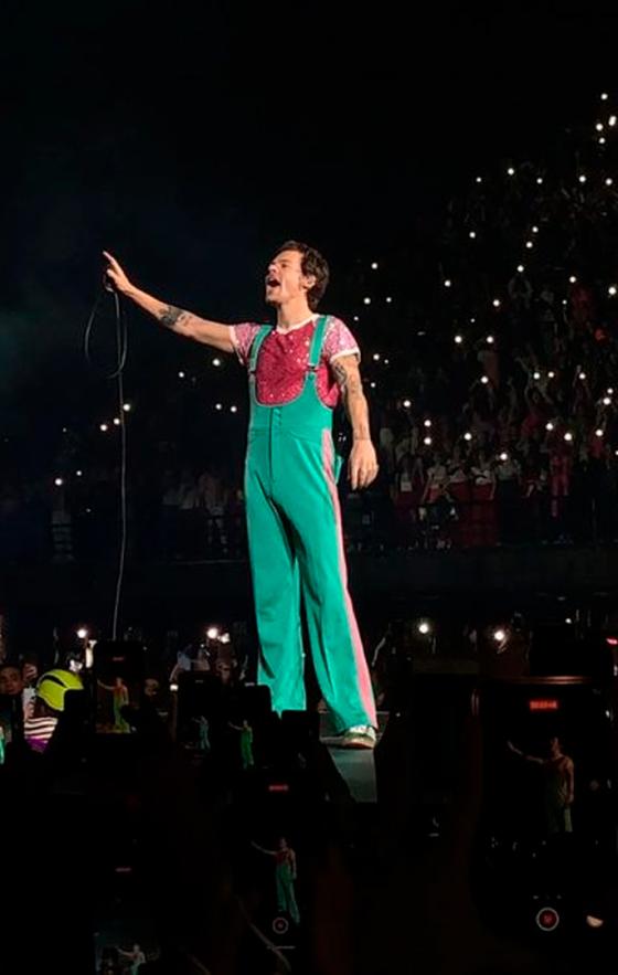 Harry Styles en sus conciertos Los outfits más icónicos de Harry Styles en sus conciertos