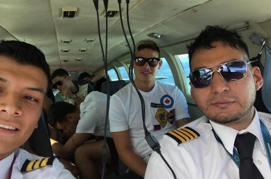 piloto Julián Aladino James Rodríguez noticias piloto Julián Aladino James Rodríguez noticias