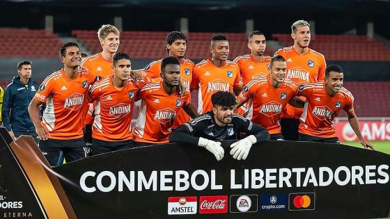 Millonarios y su uniforme naranja