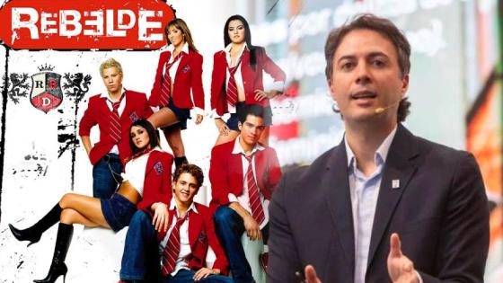 Alcalde de Medellín, Daniel Quintero se viste de rebelde Daniel Quintero se puso la corbata roja de RBD