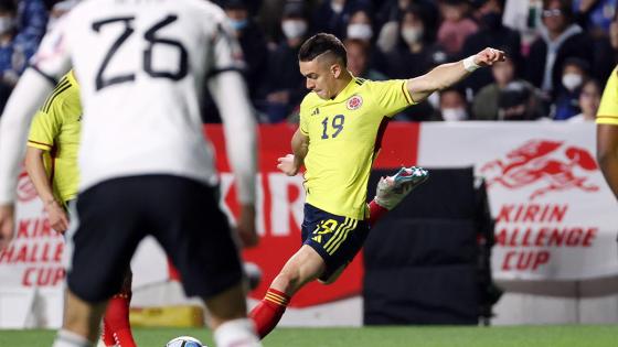 Es uno de los mejores goles de Colombia en los últimos años Vea el golazo de Rafael Santos Borré ante Japón en amistoso