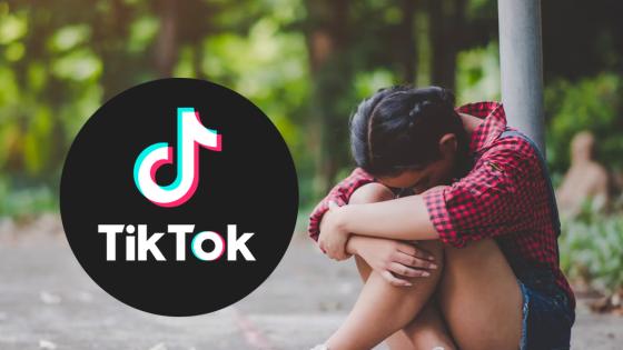 Niña reto de Tik Tok Niña reto de Tik Tok