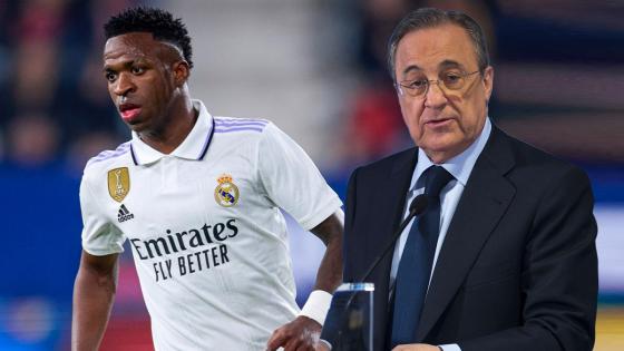 Florentino Pérez apuntó contra los árbitros por caso de Vini Florentino Pérez apuntó contra los árbitros por caso de Vini