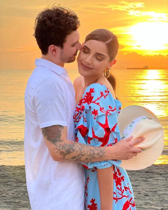 La historia de amor de Laura Barjum y Diego Sáenz