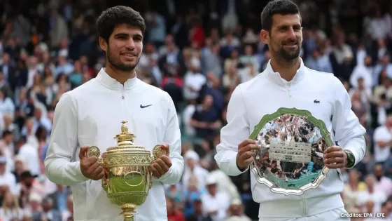 Carlos Alcaraz se quedó con el trofeo en Wimbledon Carlos Alcaraz se quedó con el trofeo en Wimbledon