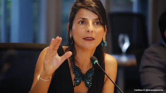 Ministra Irene Vélez defiende contrato de su esposo con el Estado Ministra Irene Vélez defiende contrato de su esposo con el Estado