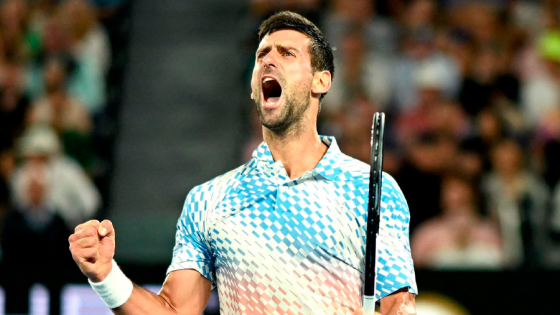 Novak Djokovic y el gesto que causó gracia Novak Djokovic y el gesto que causó gracia
