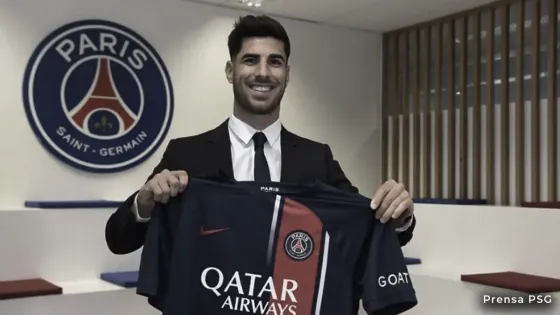 PSG presentó a Marco Asensio como nuevo refuerzo