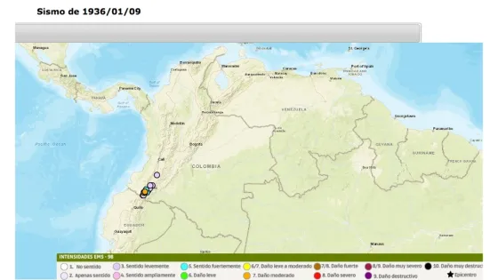El sismo de 1936 en Nariño El sismo de 1936 en Nariño