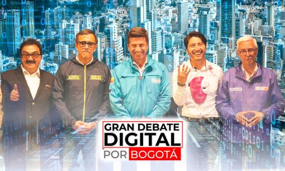 Las imágenes que dejó el Gran Debate Digital por Bogotá