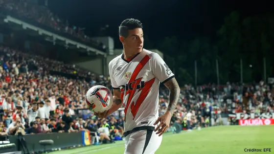 ¿Cómo le fue a James en su debut con el Rayo Vallecano? ¿Cómo le fue a James en su debut con el Rayo Vallecano?