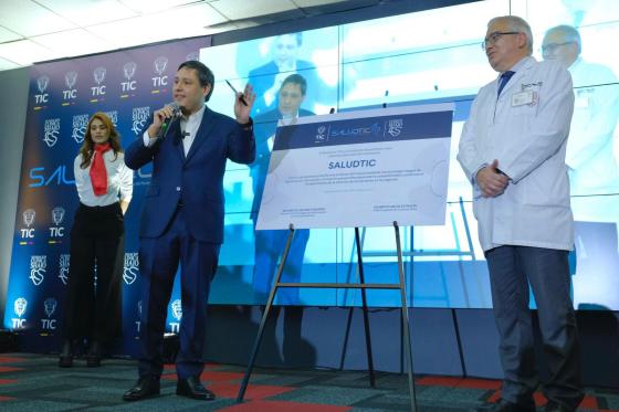 Evento de lanzamiento de SaludTIC. Evento de lanzamiento de SaludTIC.