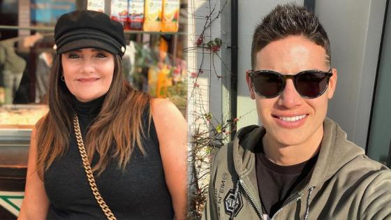 James Rodríguez y su mamá James Rodríguez y su mamá