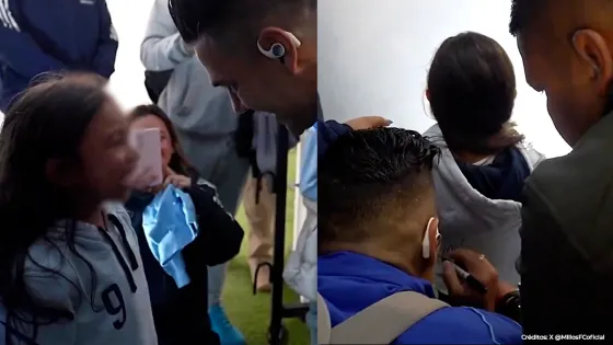 Salomé Basto cumplió el sueño de conocer a Falcao Salomé Basto cumplió el sueño de conocer a Falcao