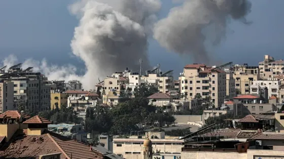 Israel bombardeó fuertemente a Gaza Israel bombardeó fuertemente a Gaza