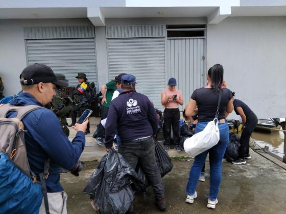 Secuestrados en el Cauca.