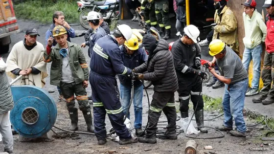 Paro de mineros en Boyacá. Paro de mineros en Boyacá.