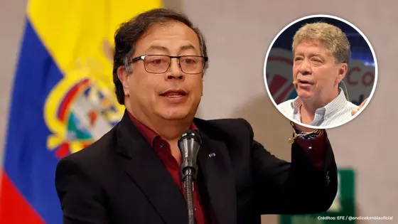 Bruce Mac Master y presidente Gustavo Petro. Bruce Mac Master y presidente Gustavo Petro.