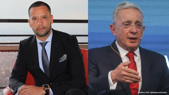 Diego Cadena y expresidente Álvaro Uribe. Diego Cadena y expresidente Álvaro Uribe.