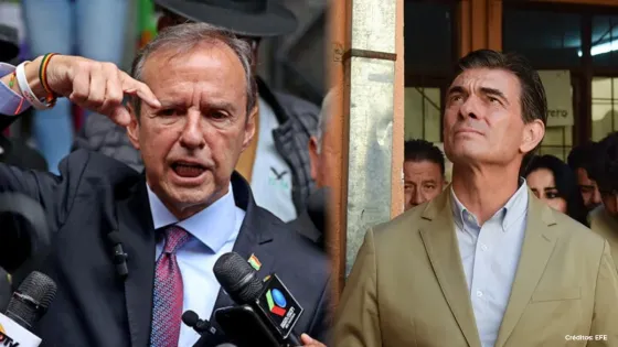 Rodrigo Paz y Jorge Quiroga. Rodrigo Paz y Jorge Quiroga.