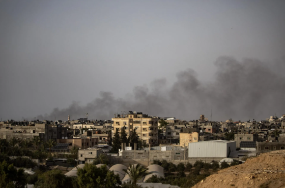 Bombardeo de Israel a Gaza.