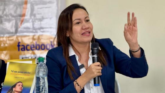 Carolina Corcho, precandidata presidencial. Carolina Corcho, precandidata presidencial.