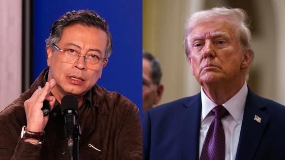 Presidente Gustavo Petro y su homólogo Donald Trump. Presidente Gustavo Petro y su homólogo Donald Trump.