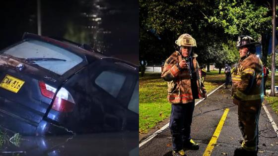 Accidente de un adulto mayor Adulto mayor muere al caer con su vehículo al caño en Bogotá