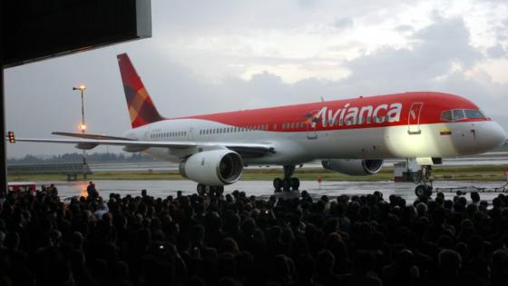 Avión de Avianca.