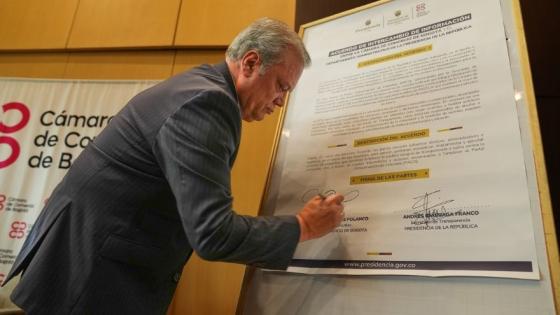 Gobierno y Cámara de Comercio de Bogotá sellan alianza estratégica para prevenir riesgos de corrupción