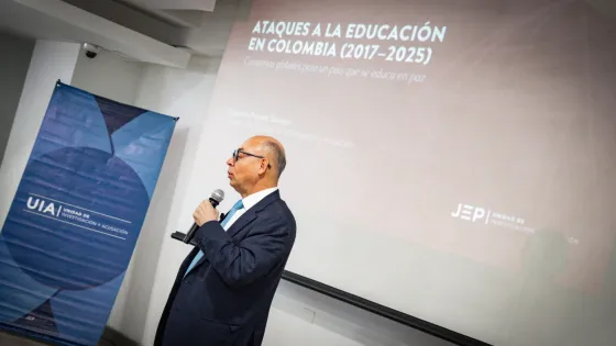 Exposición del informe ‘Ataques a la Educación en Colombia (2017-2025)