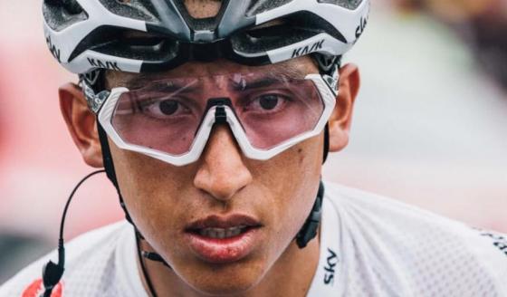 A Egan Bernal le robaron su bicicleta