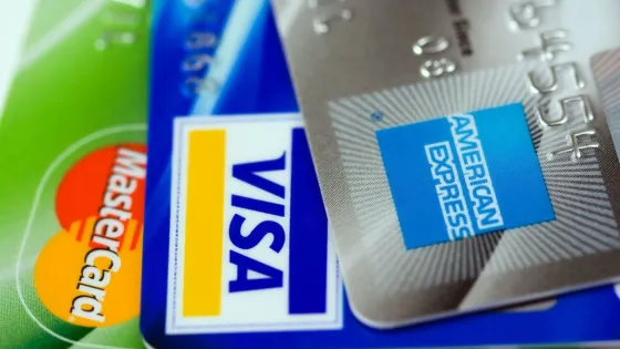 Tarjetas de crédito Mastercard, Visa y American Express