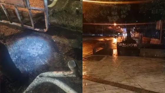 Un explosivo arrojado desde un vehículo dejó tres lesionados en la estación Los Mangos, en Cali.