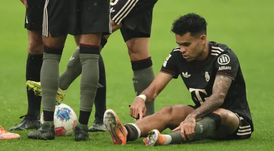 Luis Díaz en el banquillo contra el Leverkusen Luis Díaz en el banquillo contra el Leverkusen