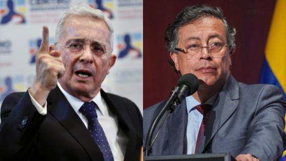 Álvaro Uribe y Gustavo Petro.