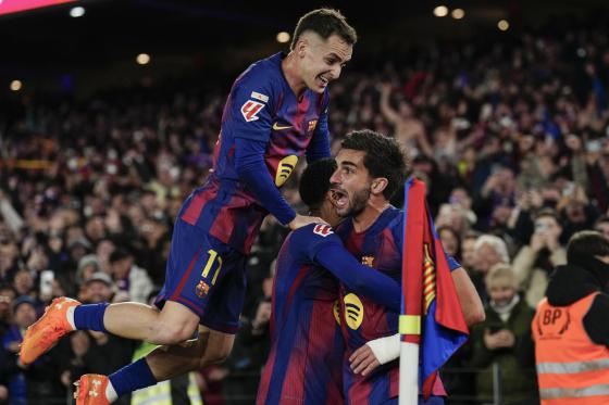 Barcelona  tras derrotar a Baena