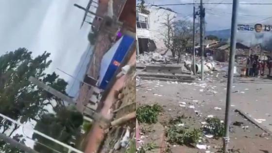 Atentado terrorista en el Cauca.