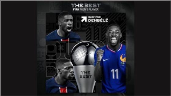 El delantero francés del PSG ganó el premio The Best luego de una temporada histórica.