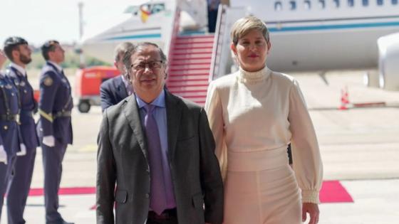 Gustavo Petro y Verónica Alcocer.