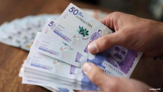 Imagen de referencia de pago de salario mínimo. 