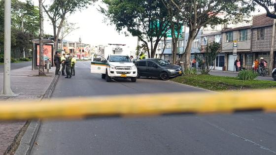 Accidente de tránsito en Bogotá.
