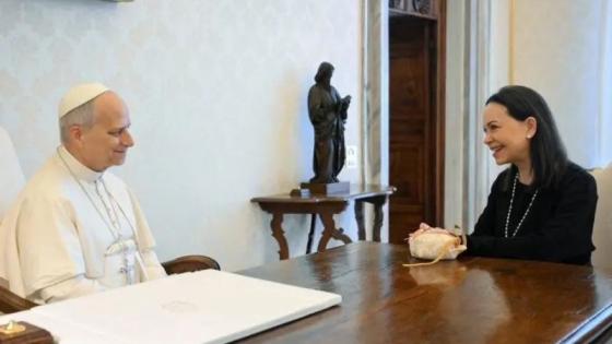 El papa León XIV sostuvo una audiencia privada con María Corina Machado