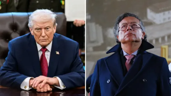 Donald Trump y Gustavo Petro
