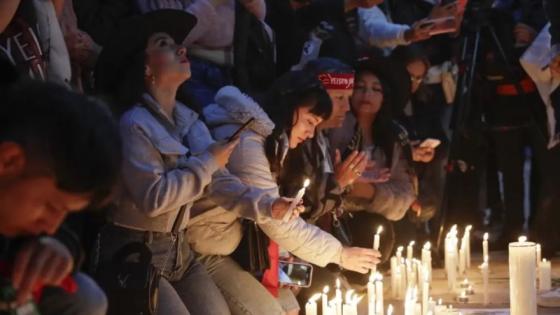 Miles de personas se reunieron en El Campín para homenajear a Yeison Jiménez 