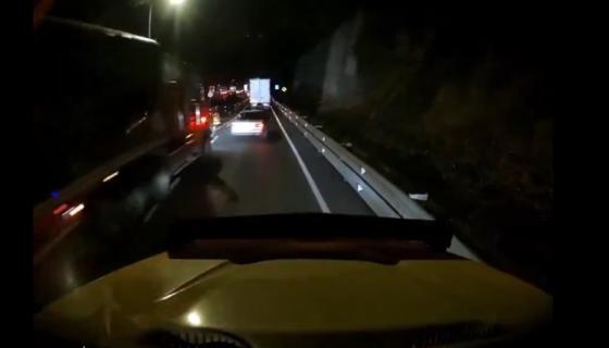 Accidente en la vía al Llano.