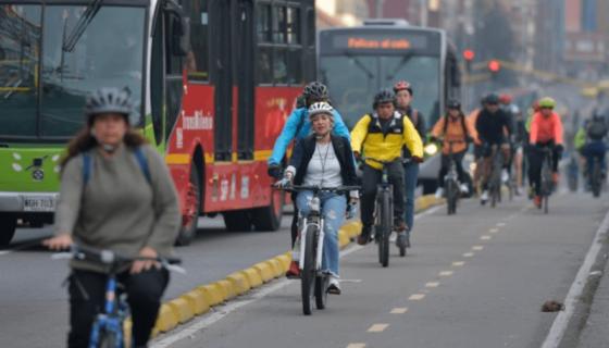 Día sin carro y moto en Bogotá.