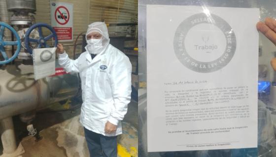 Inspección de MinTrabajo en Alpina.