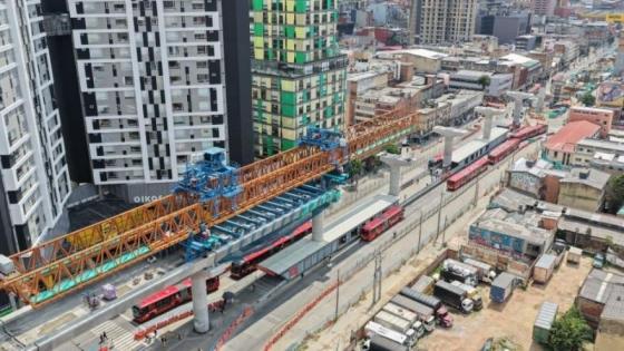 Por trabajos del viaducto de la Línea 1 del Metro, la estación temporal Calle 57 cerrará en horarios nocturnos.